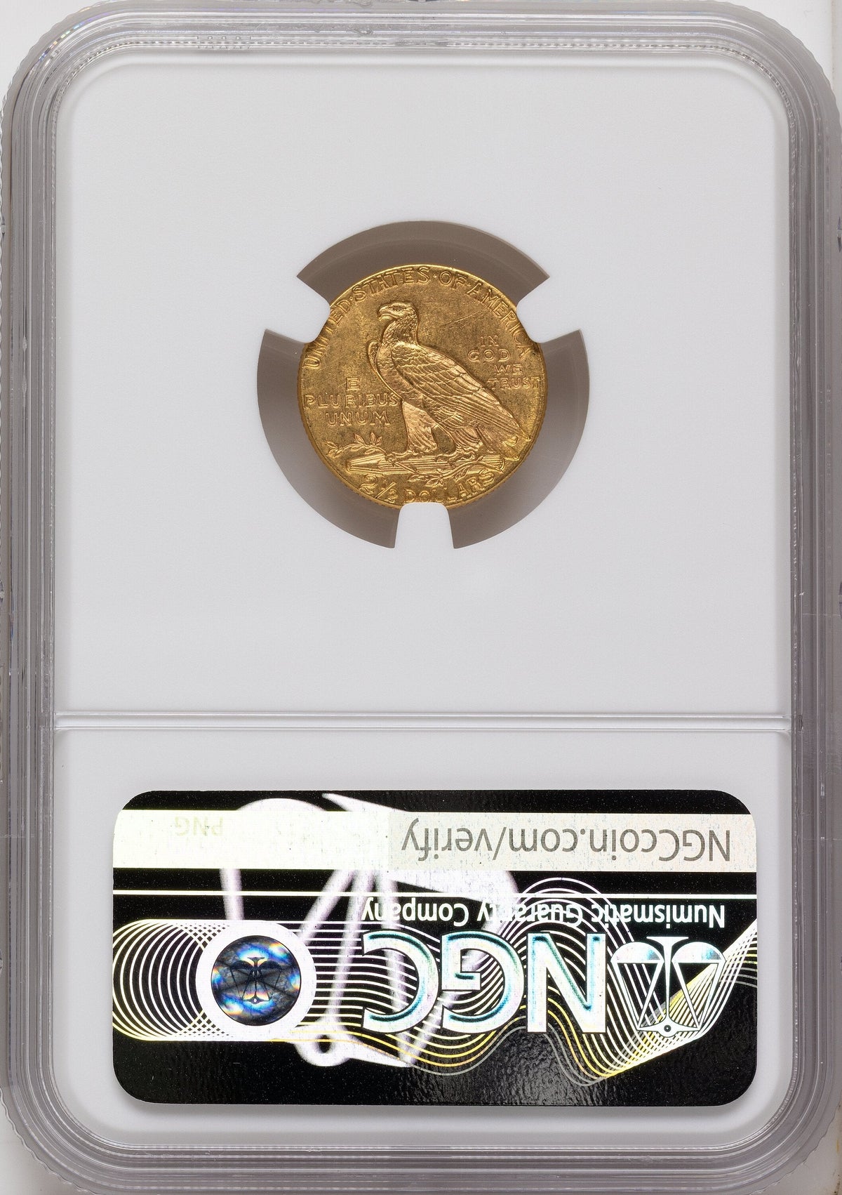 1913 $2.50 Indian Quarter Eagle NGC MS62
