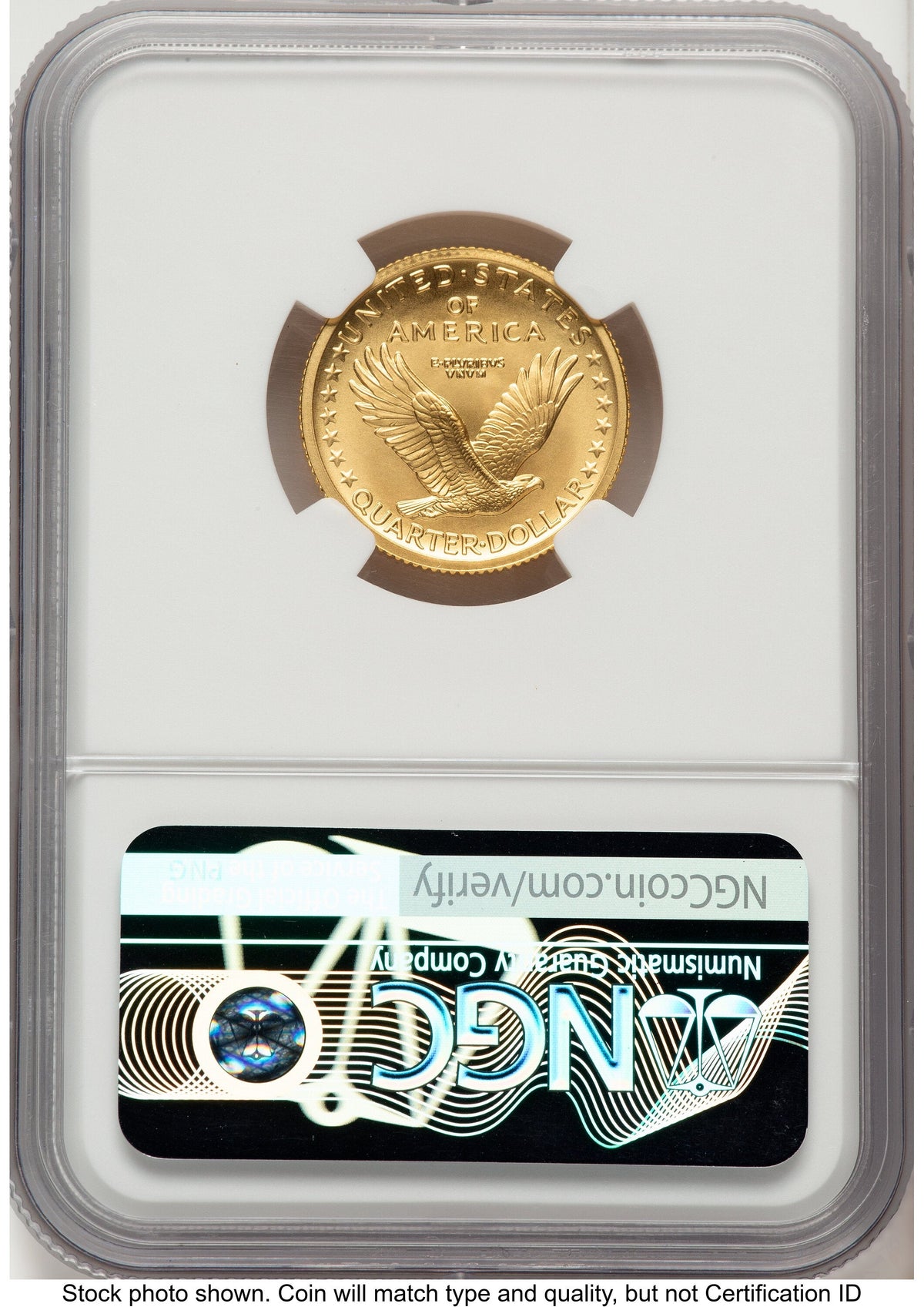 2016-W 25C Standing Liberty 100th Anniversary Gold Centennial ER Angela Buchanan NGC MS70