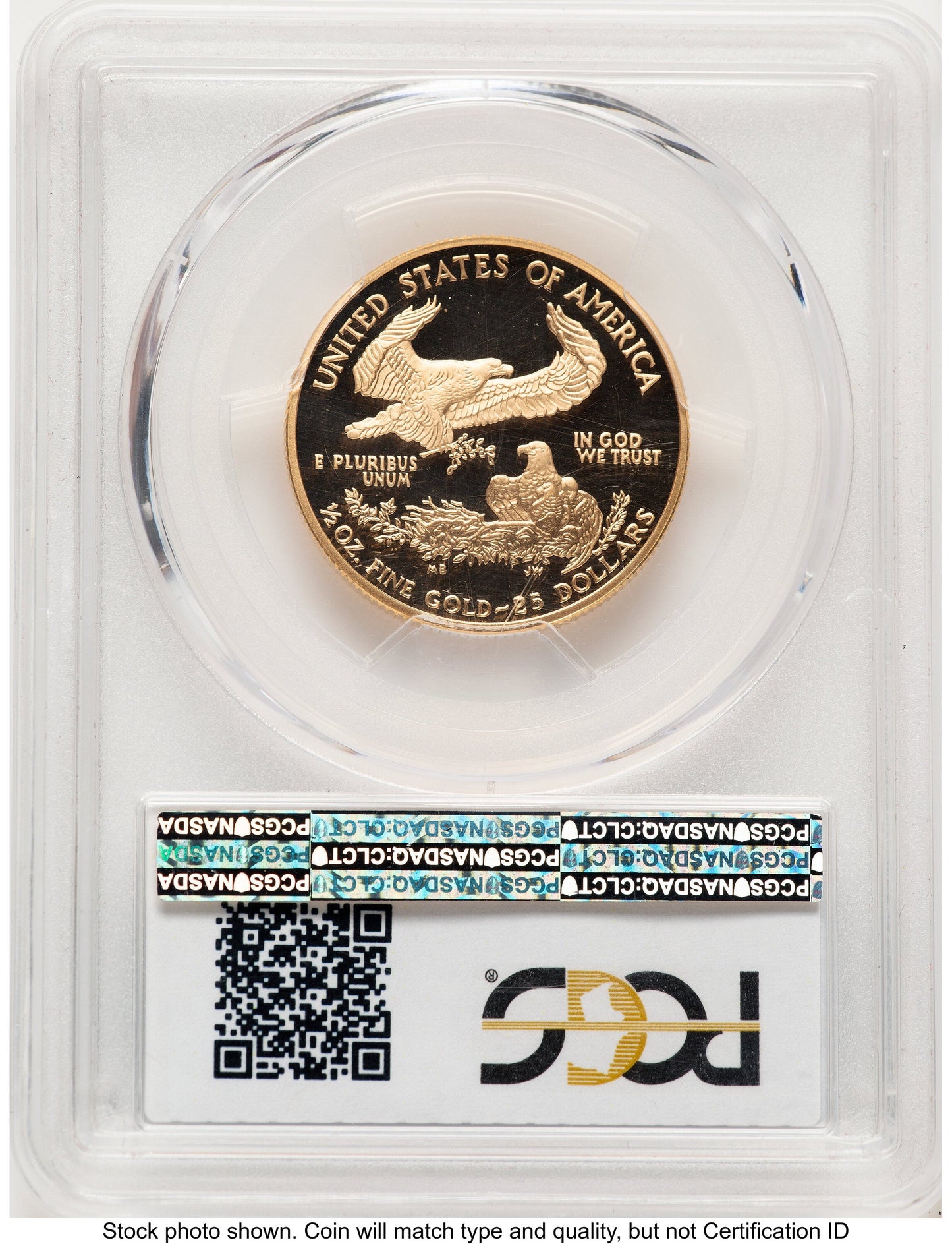 2006-W Proof Gold Eagle 1/2 oz Blue Gradient PCGS PR70