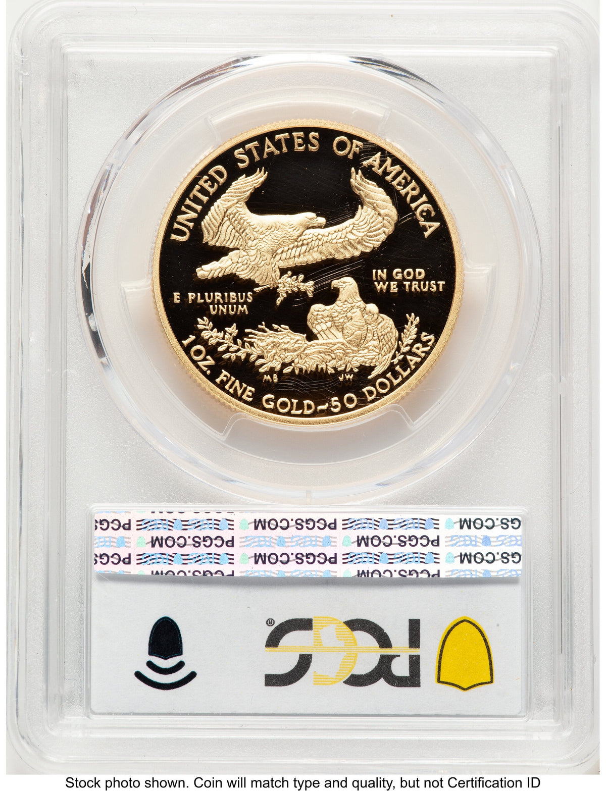 2013-W Proof Gold Eagle 1 oz Blue Gradient PCGS PR70