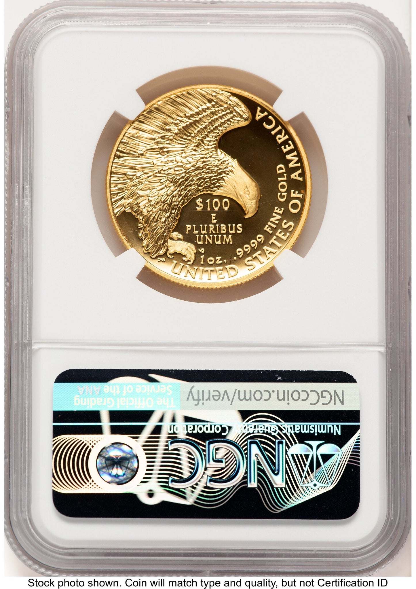 2019-W G$100 American Liberty High Relief Enhanced 2021 West Point Mint Hoard Bunting Flag NGC MS70