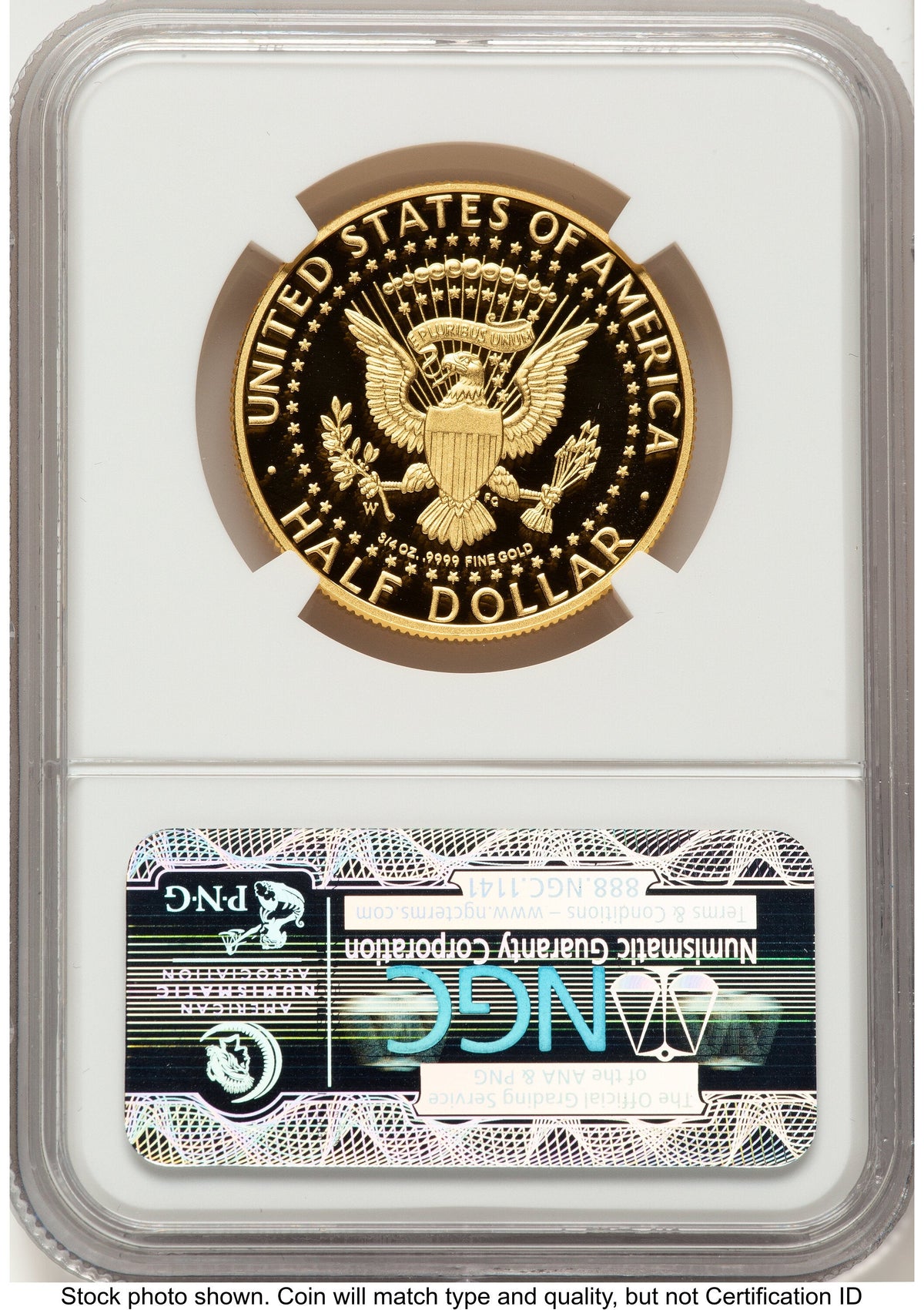2014-W 50C Gold JFK 50th Anniversary FR JFK Ask Not Label Proof Kennedy Half Dollar NGC PR70