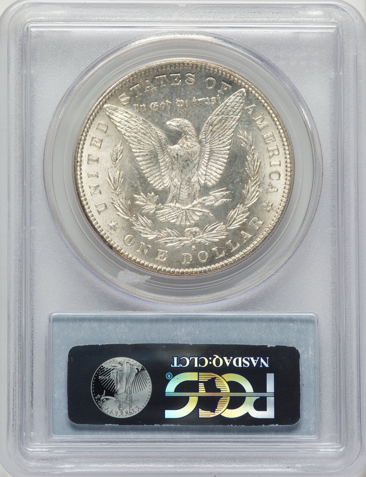 1888-S Blue Label Morgan Dollar PCGS MS64