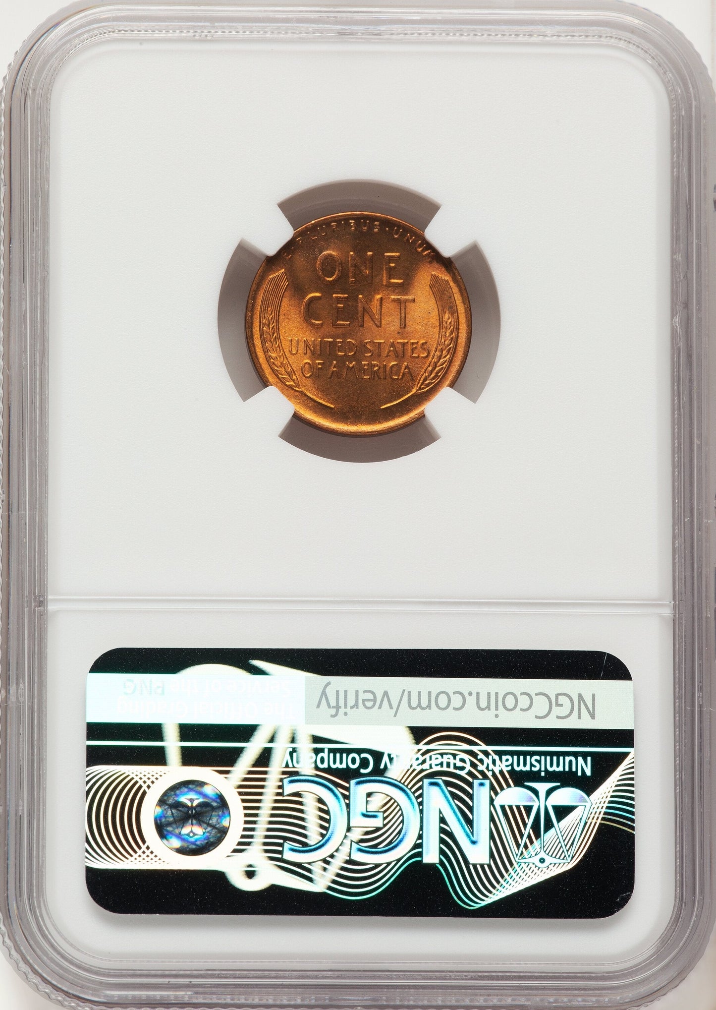 1945-S 1C RD Lincoln Cent NGC MS68