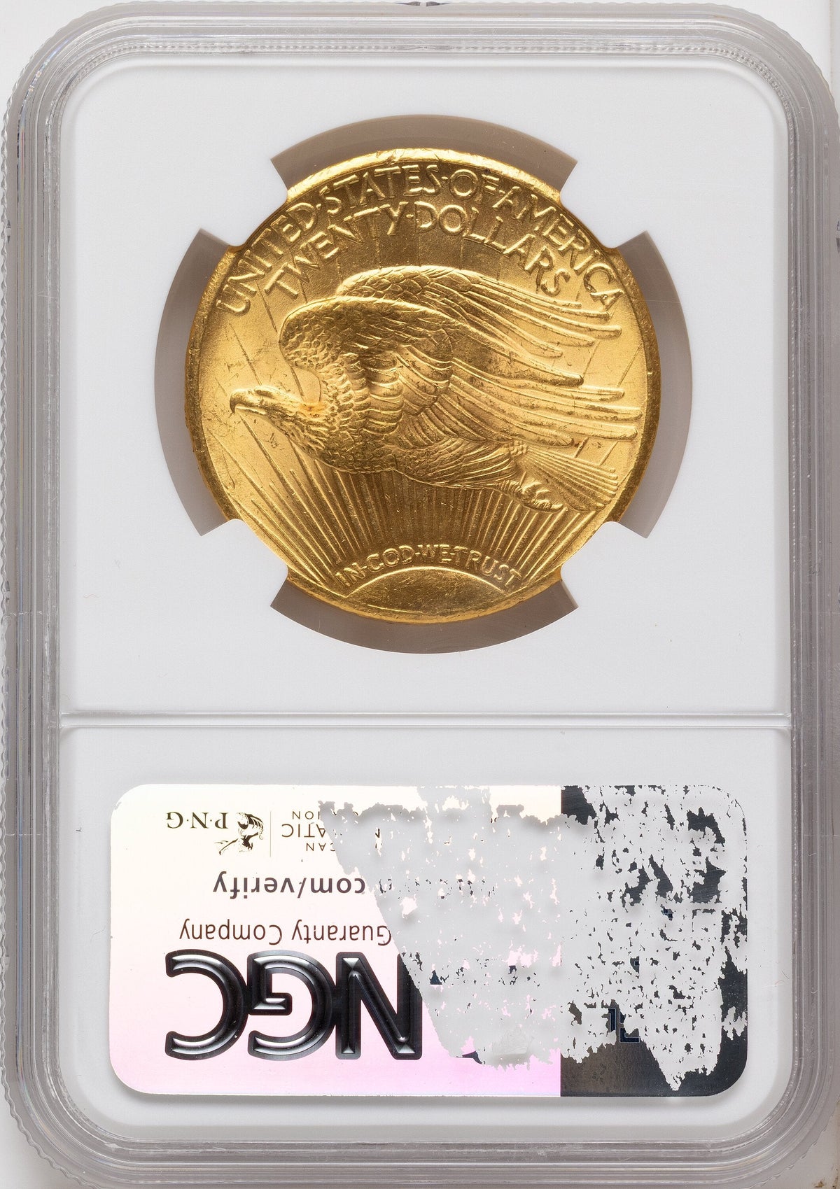 1927 $20 Saint-Gaudens Double Eagle NGC MS65+