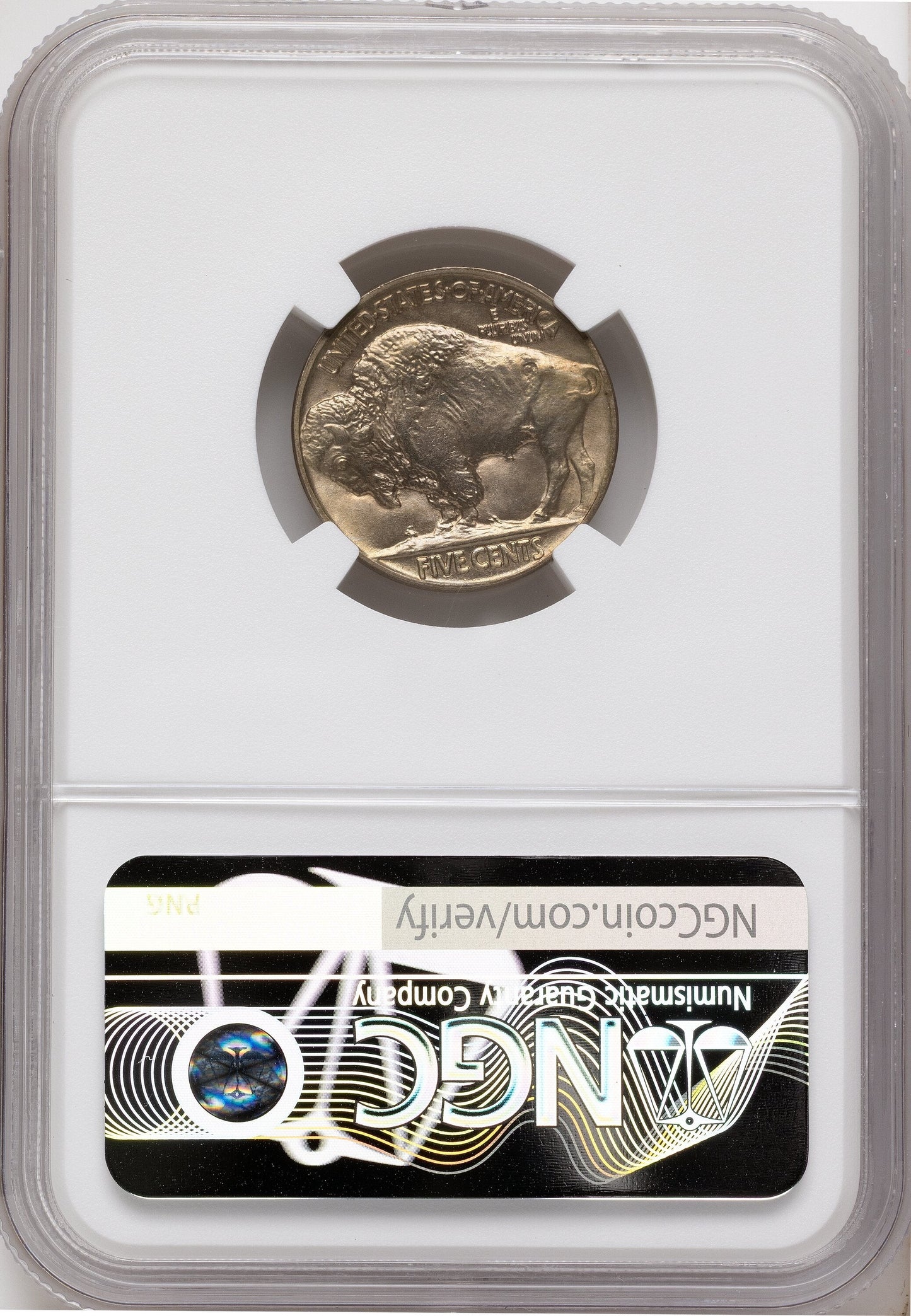 1918 5C Buffalo Nickel NGC MS66