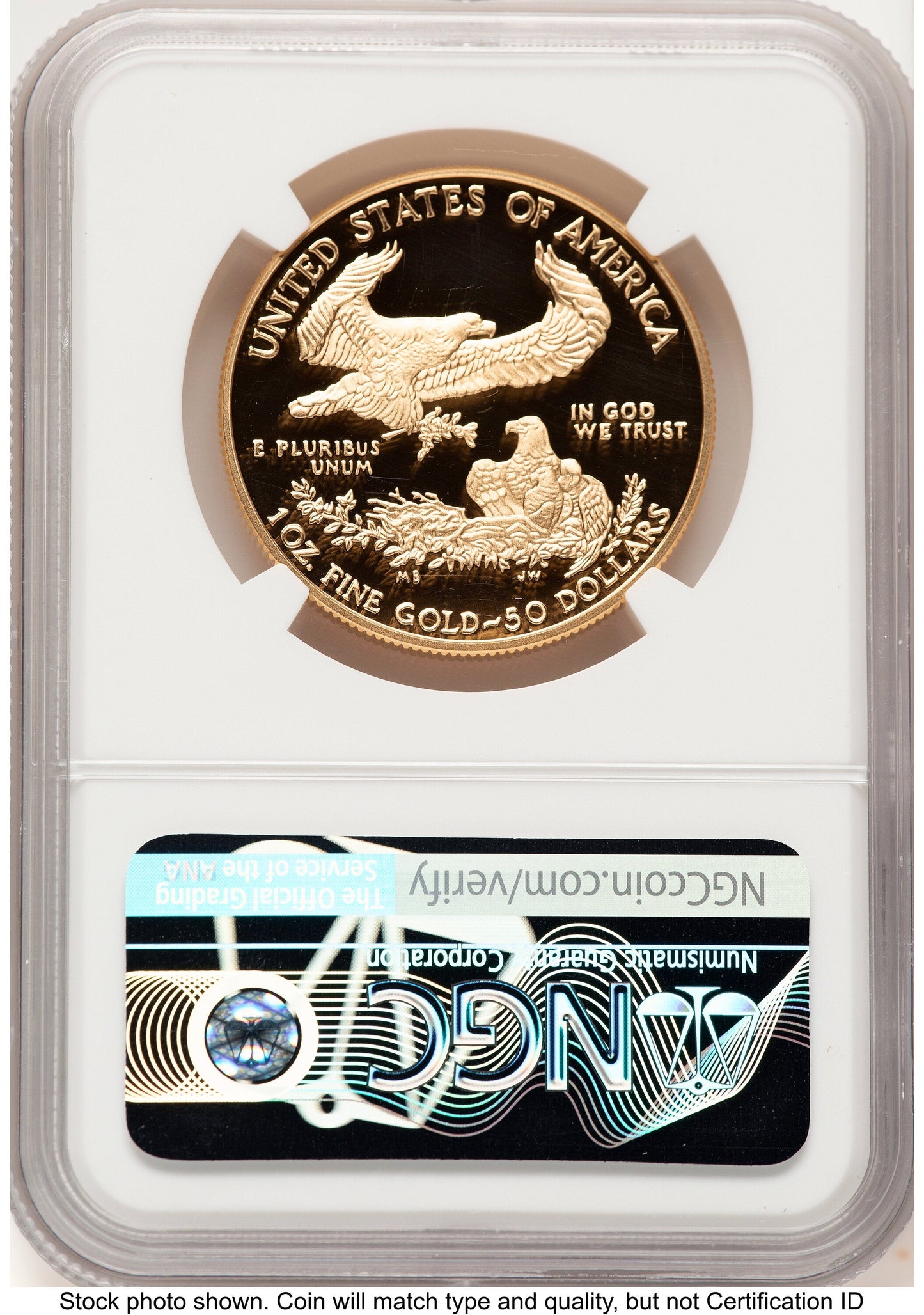 2018-W Proof Gold Eagle 1 oz NGC PF70 Ed Moy
