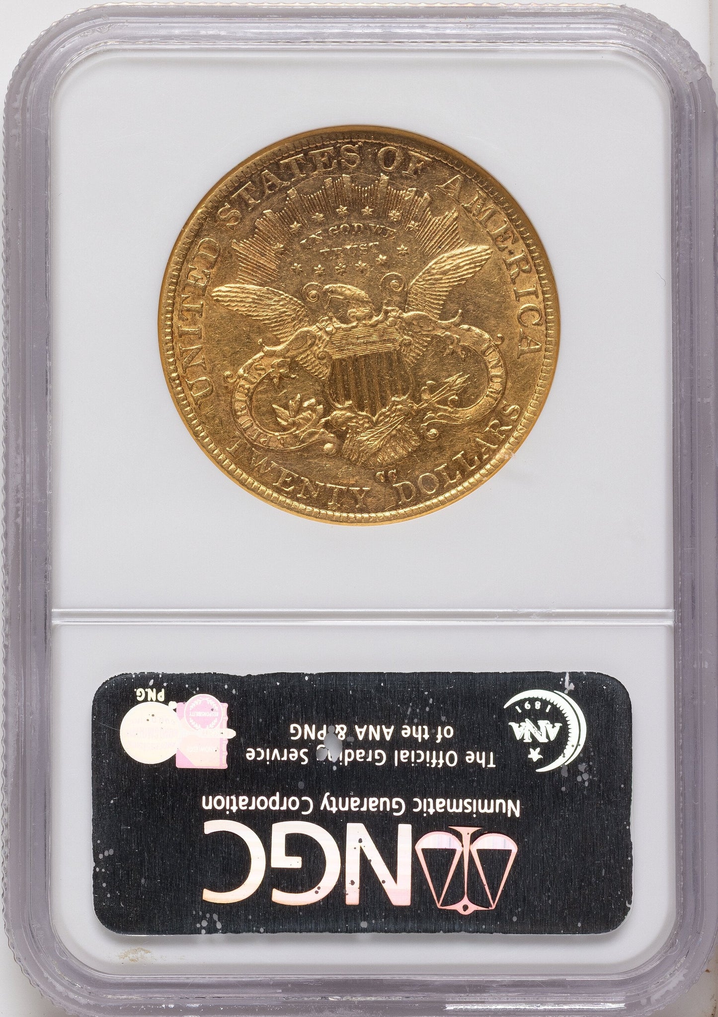 1892-CC $20 Liberty Double Eagle NGC AU55