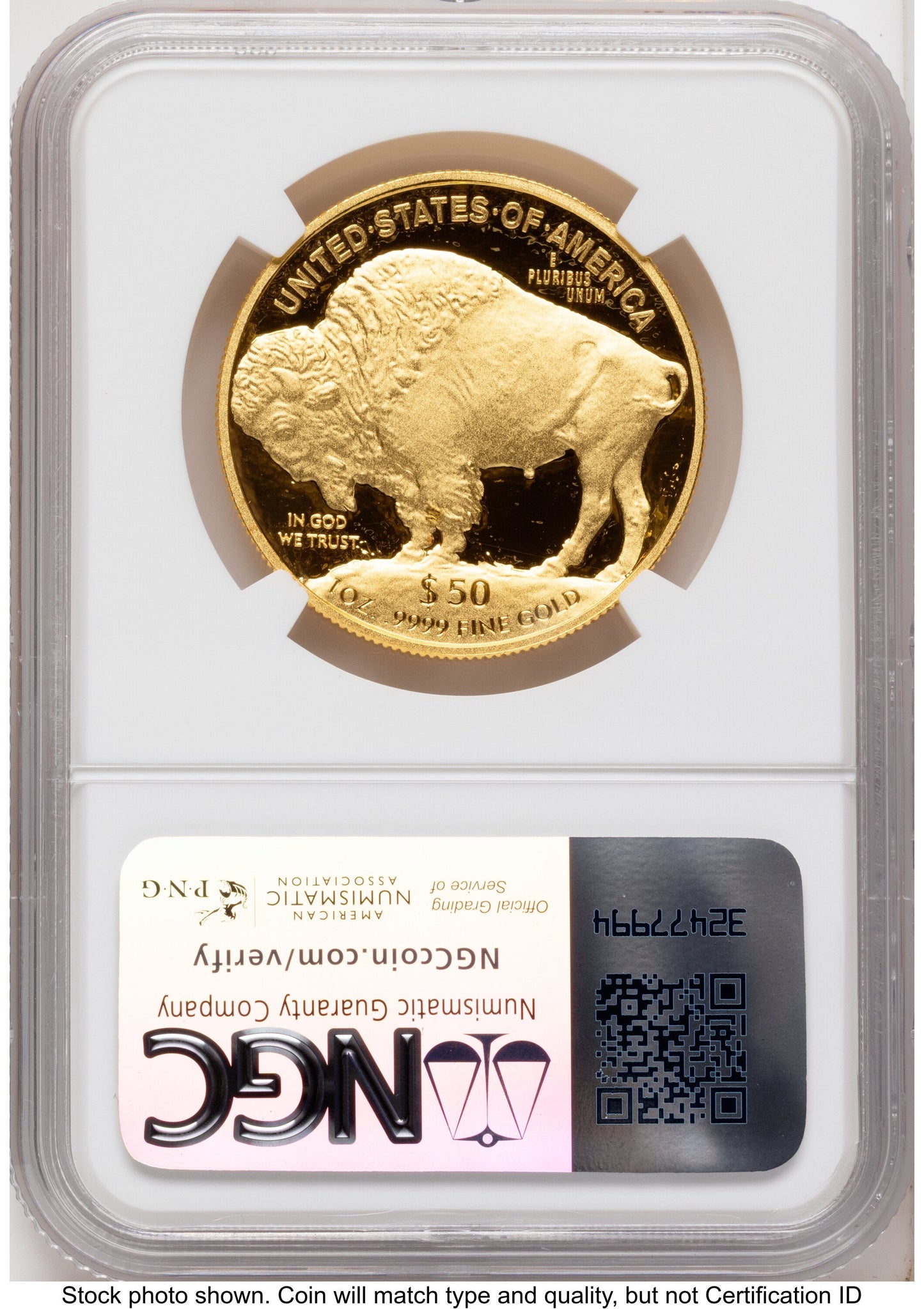 2015-W Proof Gold Buffalo 1 oz Mike Castle NGC PF70
