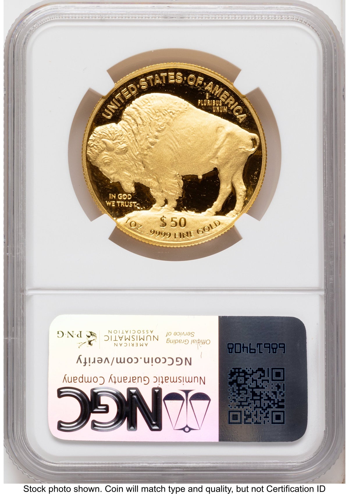 2019-W Proof Gold Buffalo 1 oz Mike Castle NGC PF70