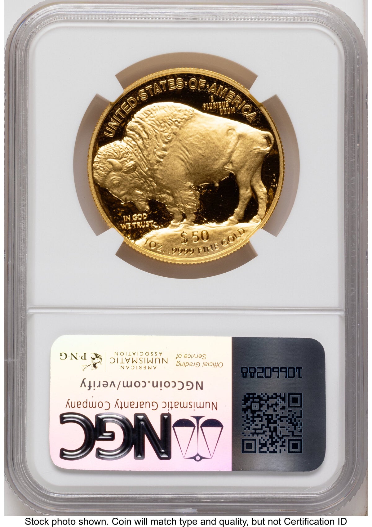 2023-W Proof Gold Buffalo 1 oz Mike Castle NGC PF70