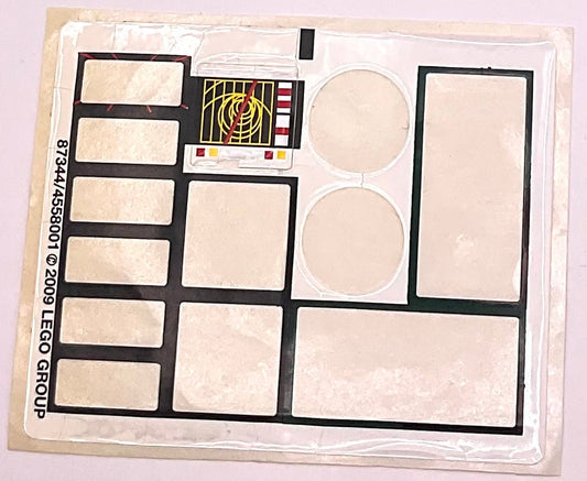 Sticker Sheet for Set 7754 - (87344/4558001), Part# 7754stk01
