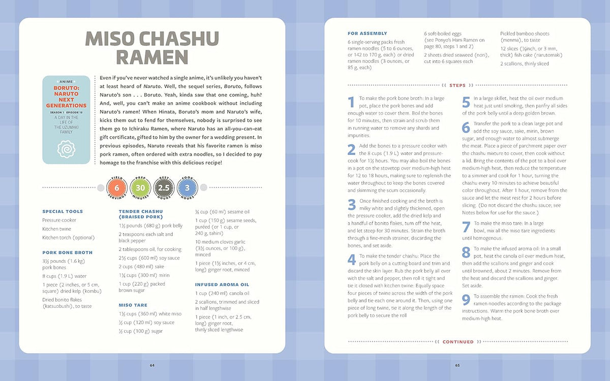 The Anime Chef Cookbook: 75 Iconic Dishes from Your Favorite Anime
