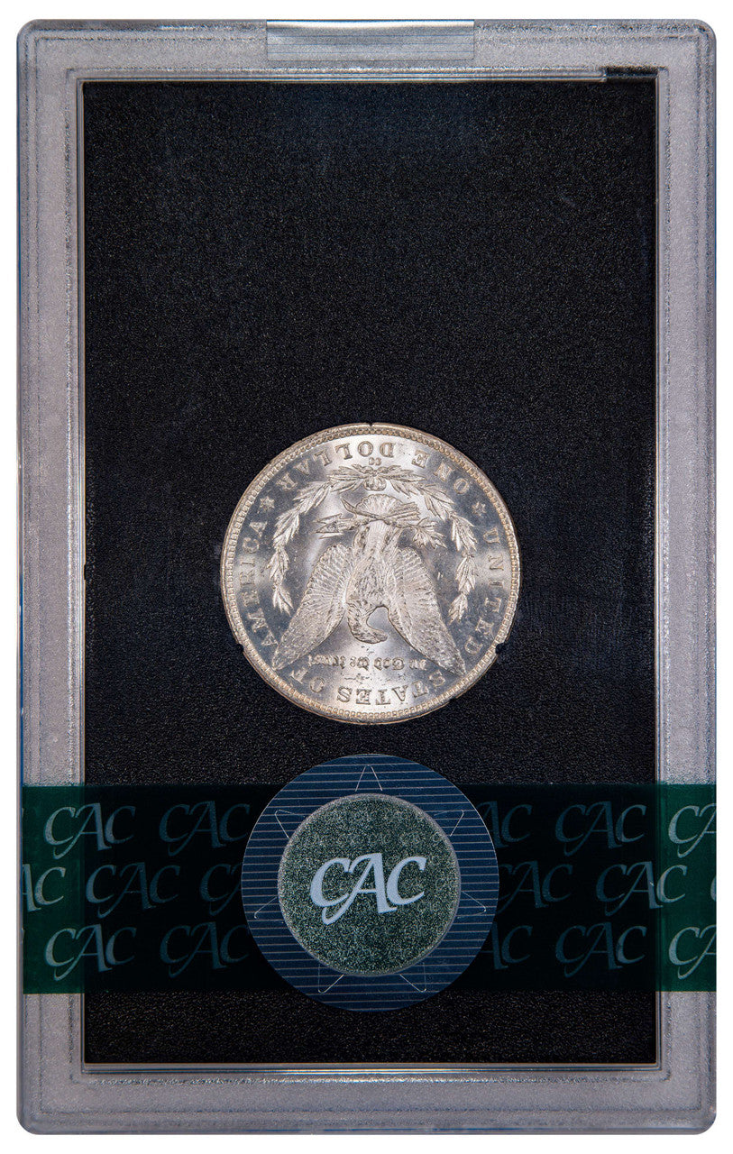 1883-CC $1 GSA Treasure Hoard Morgan Dollar CAC AU50 UNC DETAILS