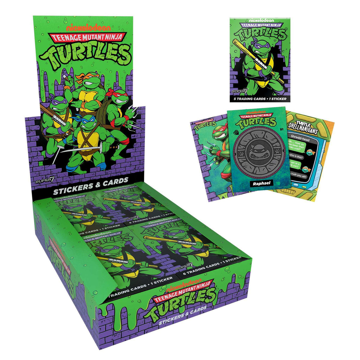 Teenage Mutant Ninja Turtles Wax Packs - Trading Cards Wax Packs Single Pack