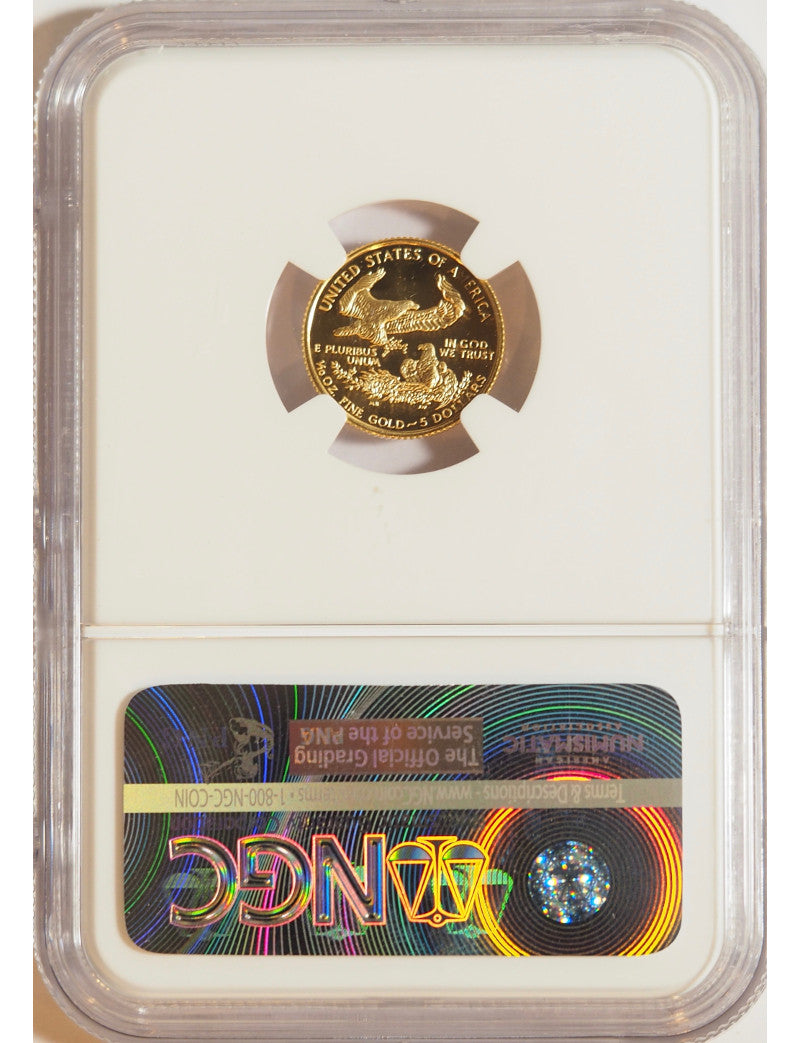 1989 1/10 oz U.S. Mint Proof Gold Eagle NGC PF70 Ultra Cameo