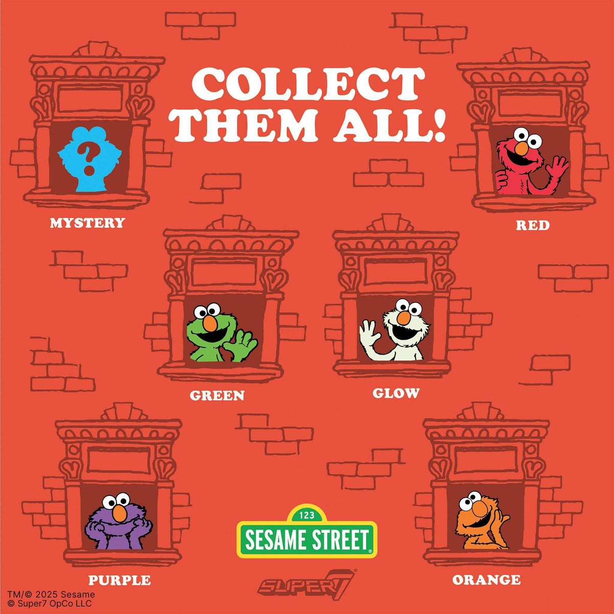 Sesame Street Blind Box Wave 04 - Elmo Individual Blind Box