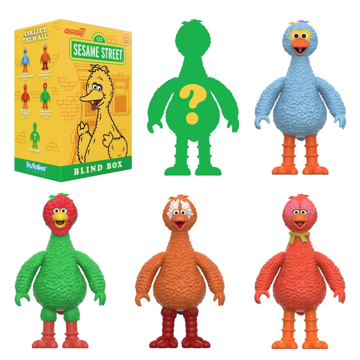 Sesame Street Blind Box Wave 05 (Big Birds From Around The World) - Individual Blind Box