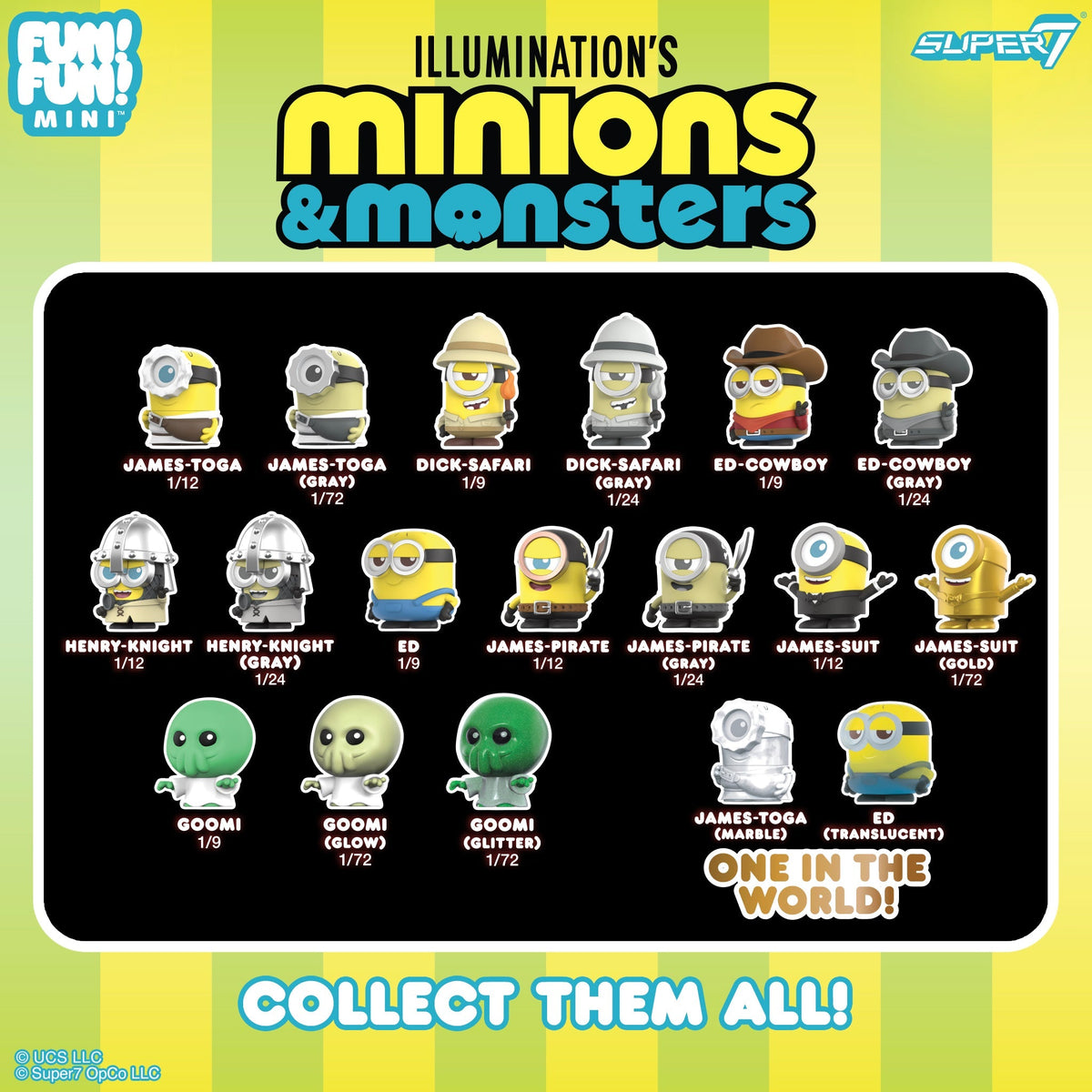 Minions & Monsters FUN! FUN! MINI Wave 01 - Individual Blind Box