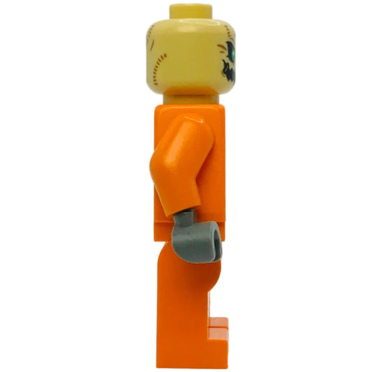 Scarecrow - No Hat, Prison Jumpsuit, Side Pockets, sh1085 - DC Minifigure