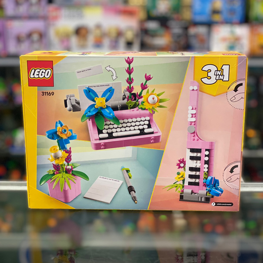 Typewriter with Flowers, 31169 - Creator Set