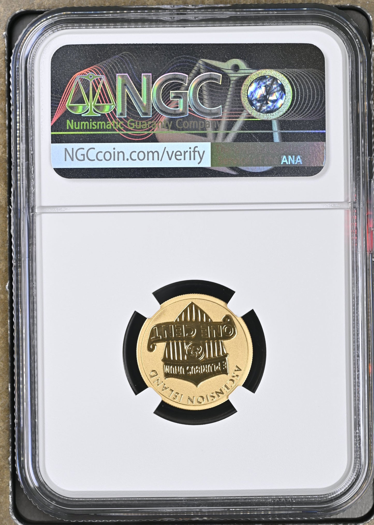 2025 4g Ascension Lincoln - Omega Privy First Day of Issue Gold 1C Rev PF 70