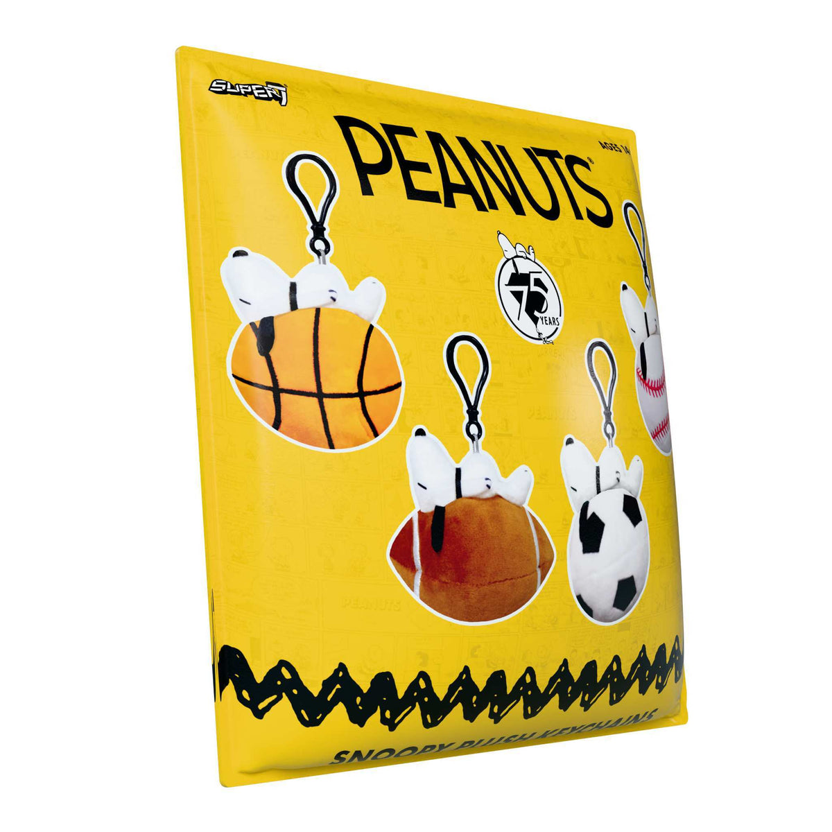 Peanuts Super Duper Plush Keychain Blind Bags Wave 01A - Individual Blind Bag