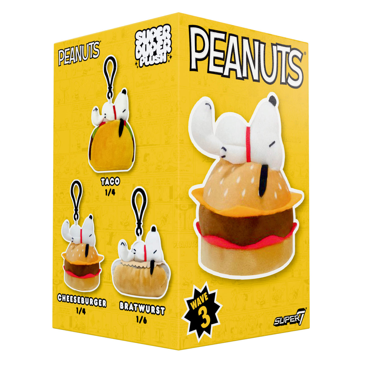 Peanuts Super Duper Plush Blind Box Wave 03 (Food) - Individual Blind Box