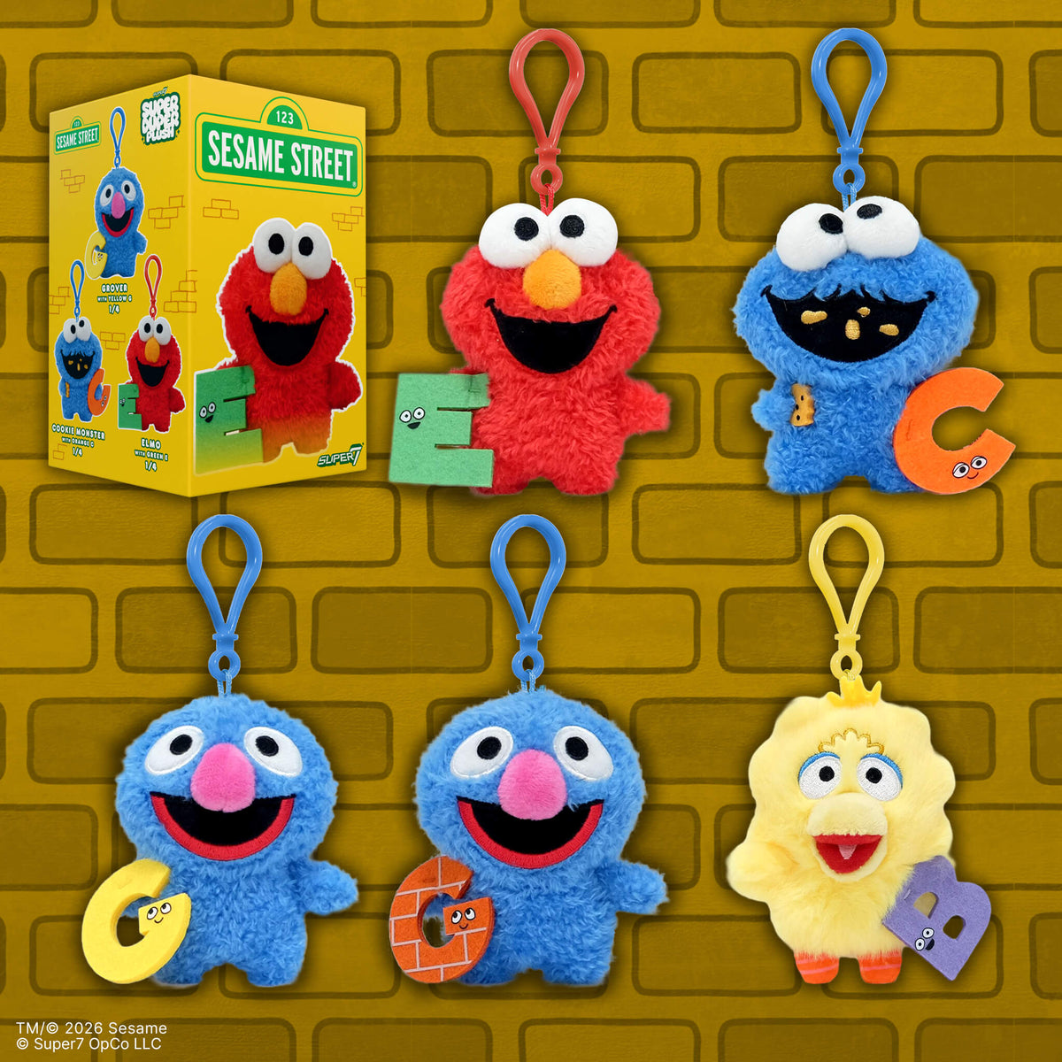 Sesame Street Super Duper Plush Blind Box Wave 01 - Individual Blind Box