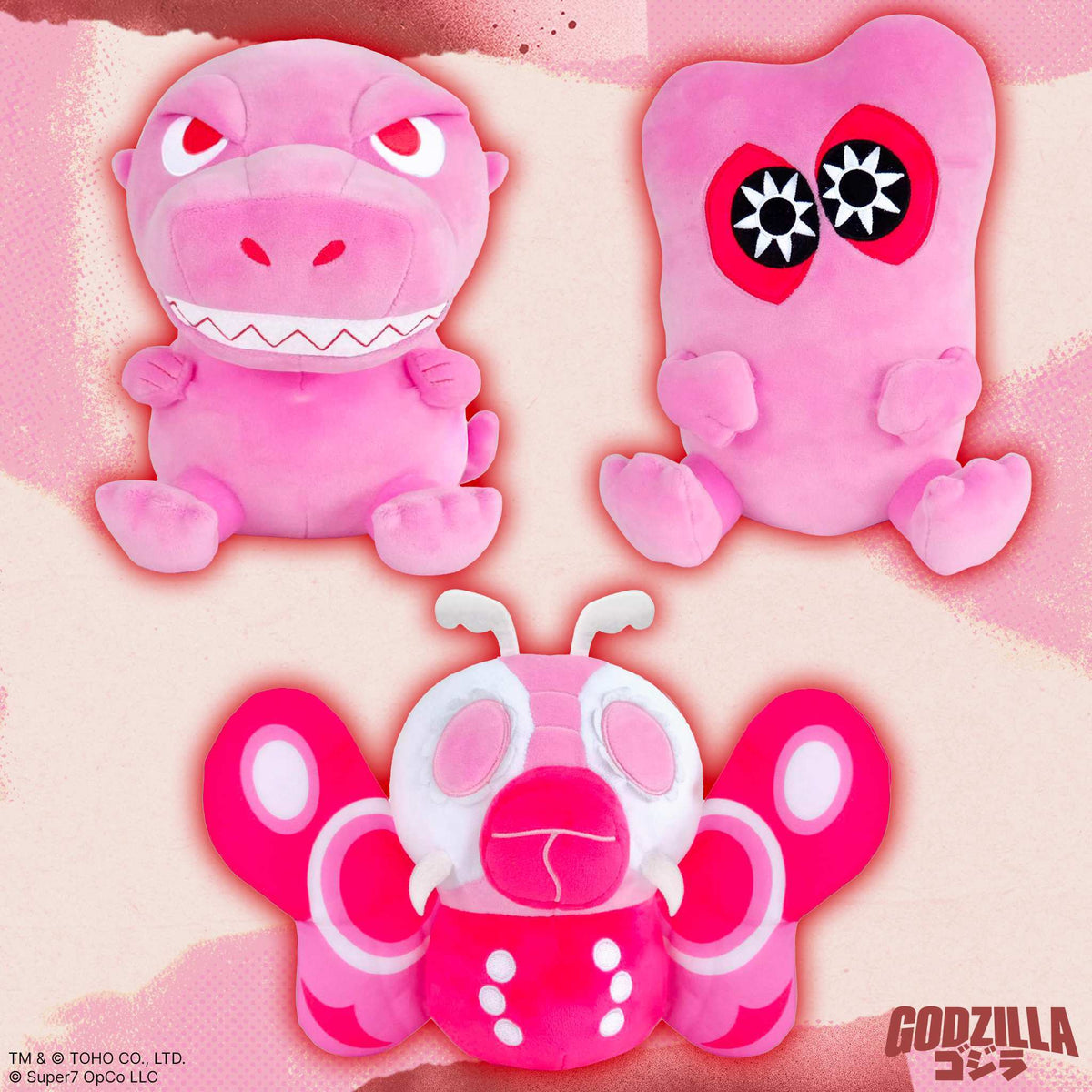Toho Super Duper Plush Wave 04 - Hedorah (Pink)