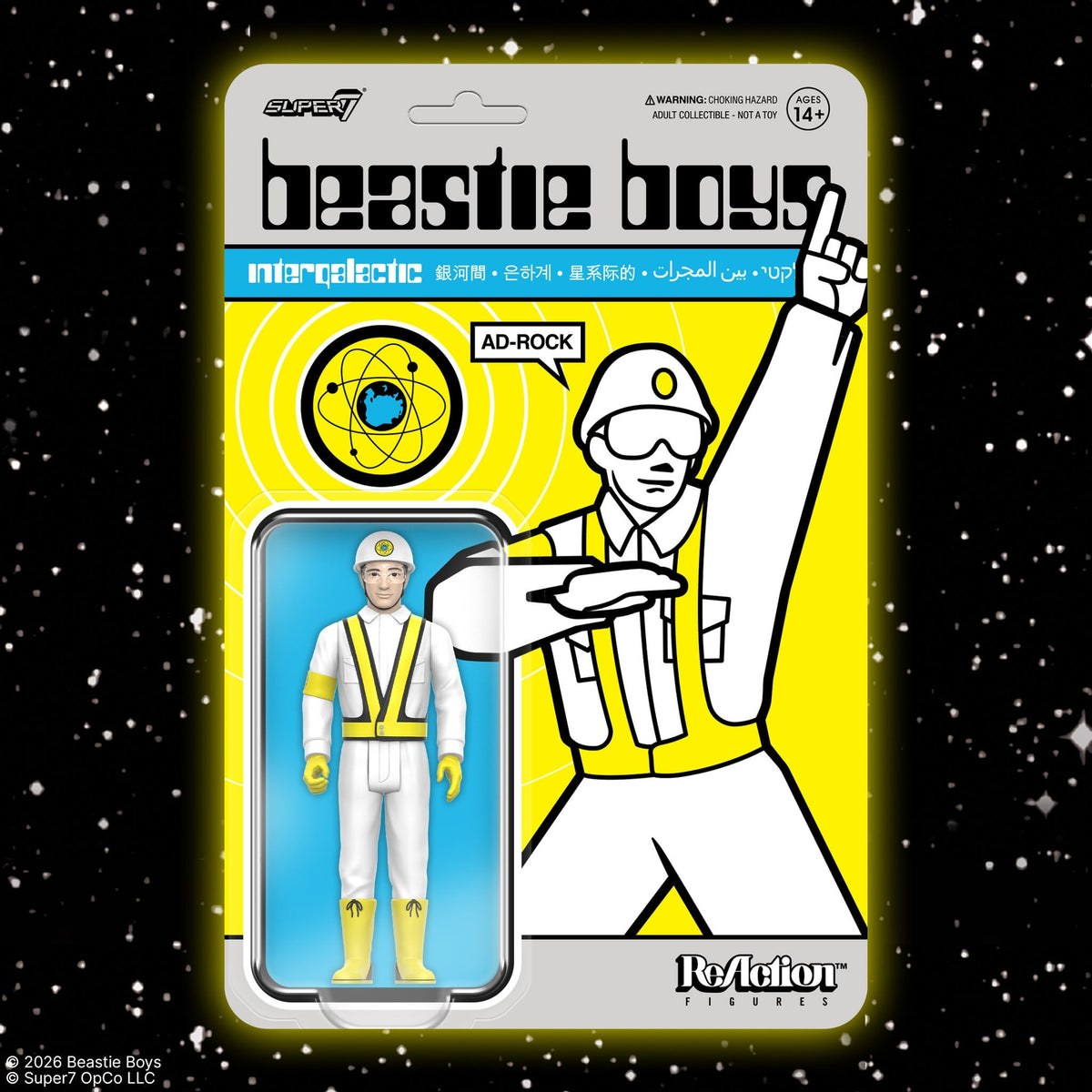 Beastie Boys ReAction Figures Wave 04 - Ad-Rock (Intergalactic Crossing Guard)