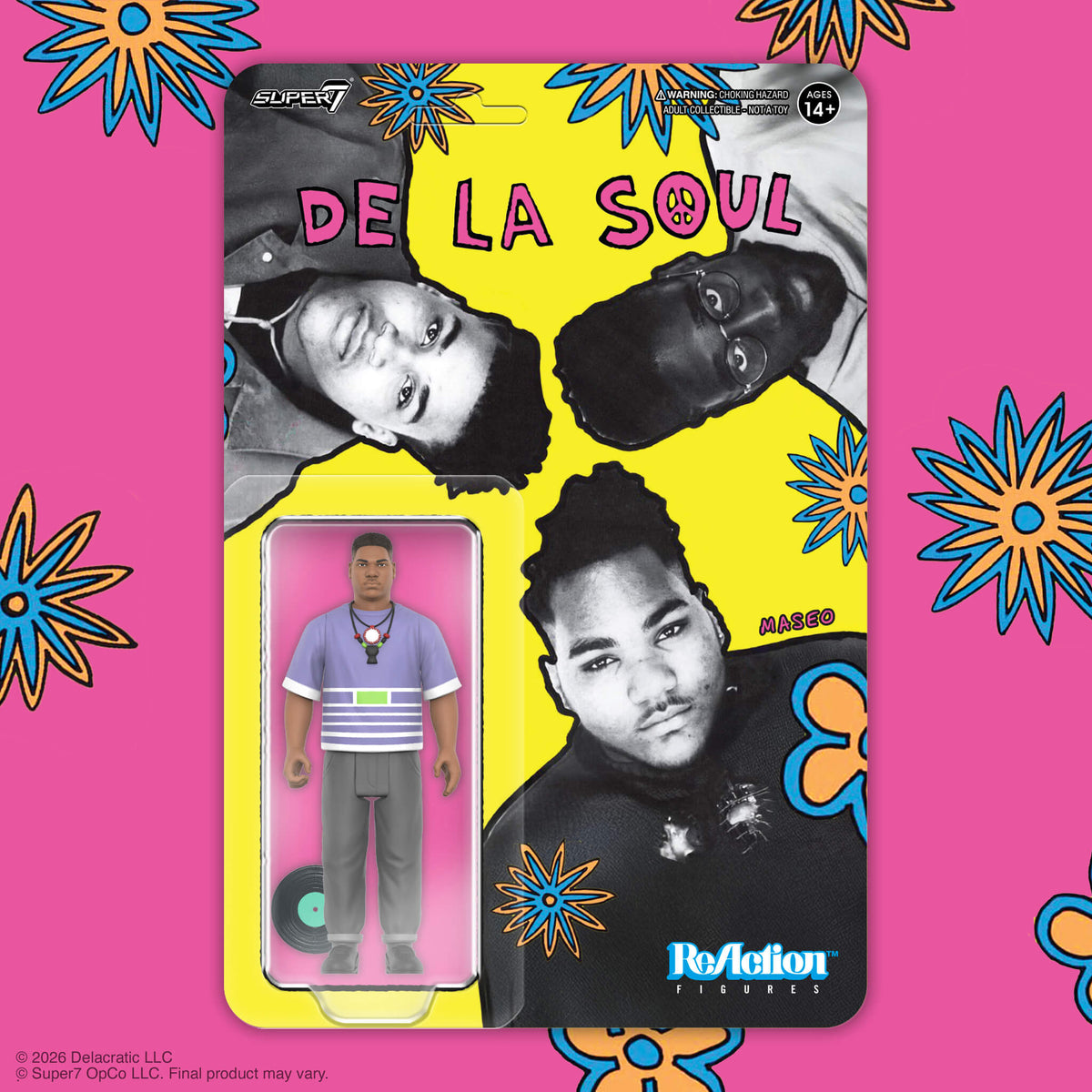 De La Soul ReAction Figures Wave 01 - Vincent "Maseo" Mason (Me, Myself & I)