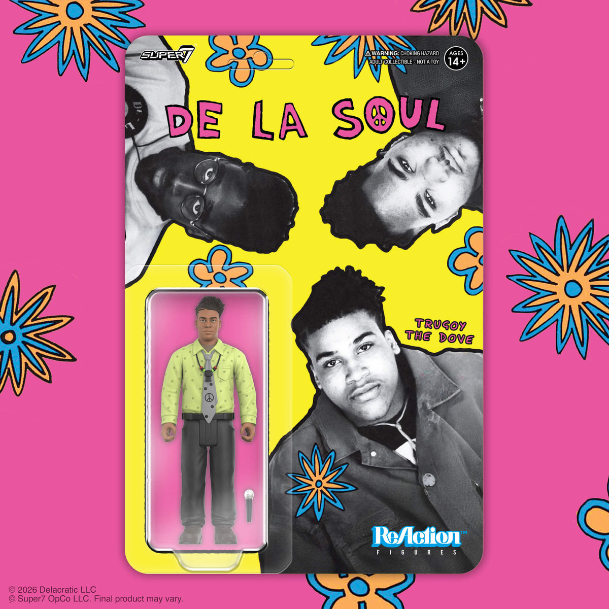 De La Soul ReAction Figures Wave 01 - David "Trugoy the Dove" Jolicoeur (Me, Myself & I)