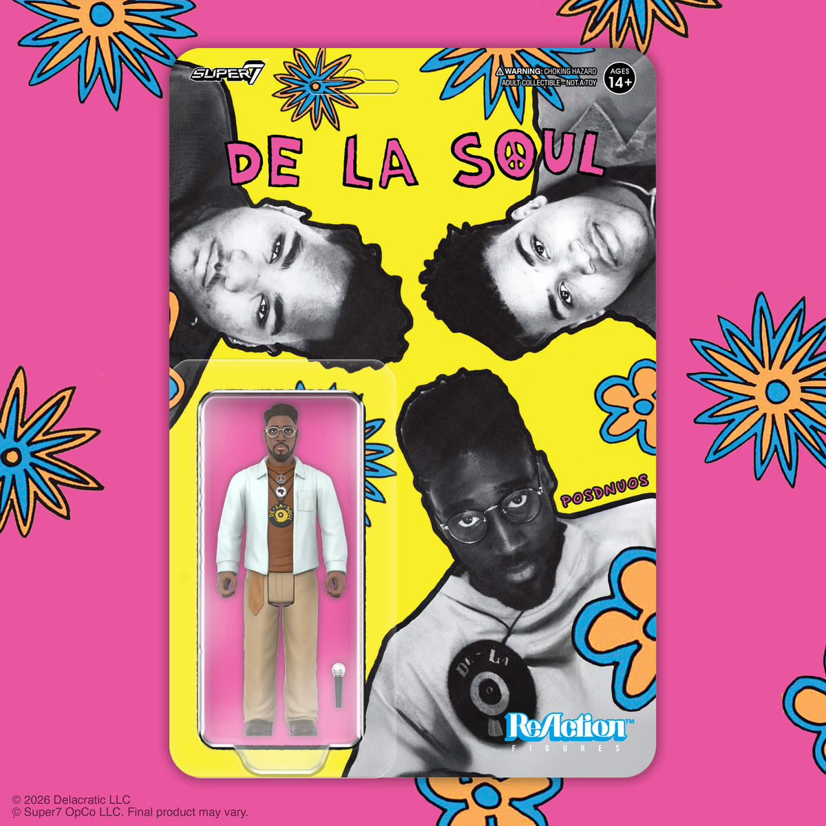 De La Soul ReAction Figures Wave 01 - Kelvin "Posdnuos" Mercer (Me, Myself & I)