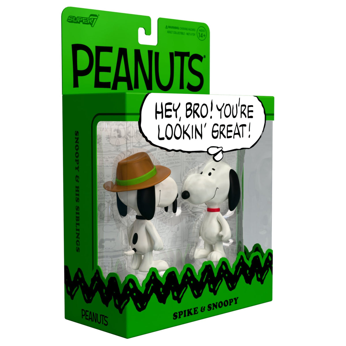 Peanuts ReAction Figures - Snoopy & Spike (2-Pack)