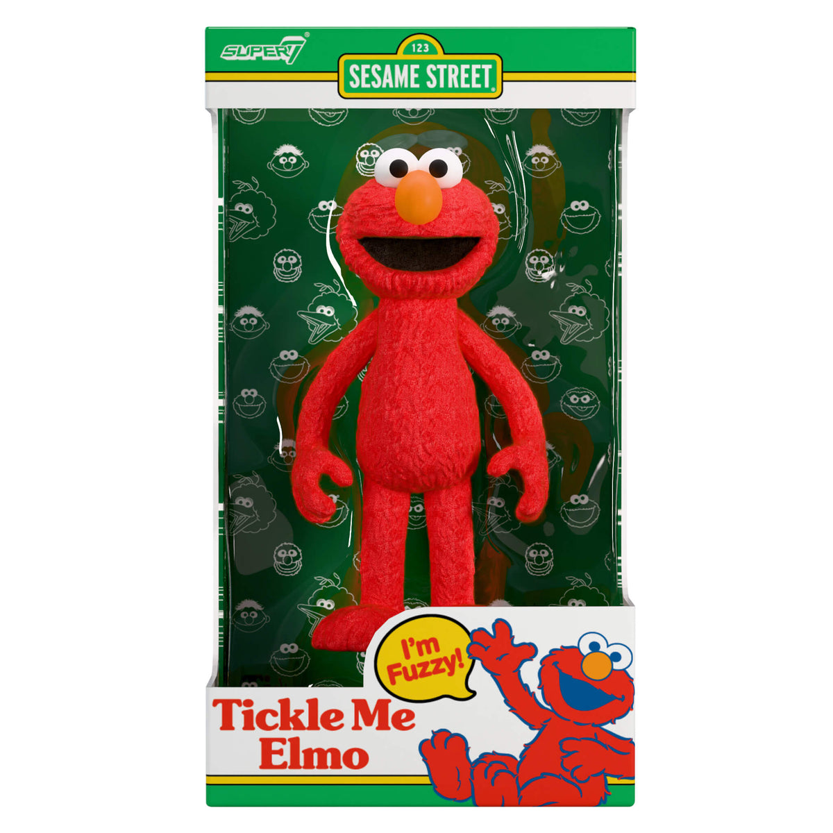 Sesame Street ReAction Figures - Elmo (Tickle Me Elmo)