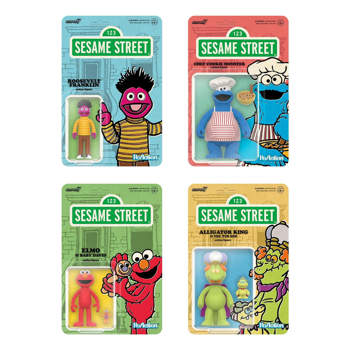 Sesame Street ReAction Figures Wave 04 - Chef Cookie