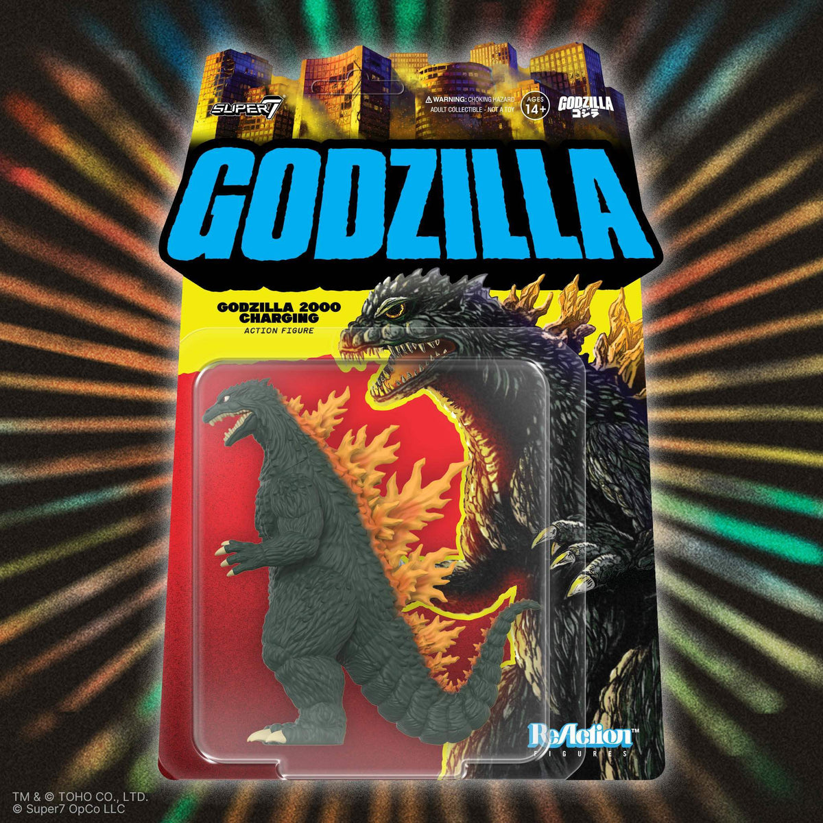 Toho ReAction Figures Wave 10 - Godzilla (2000, Charging)