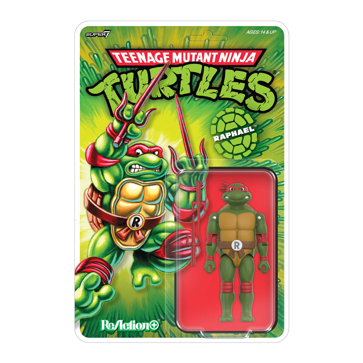Teenage Mutant Ninja Turtles ReAction+ Wave 01 - Raphael