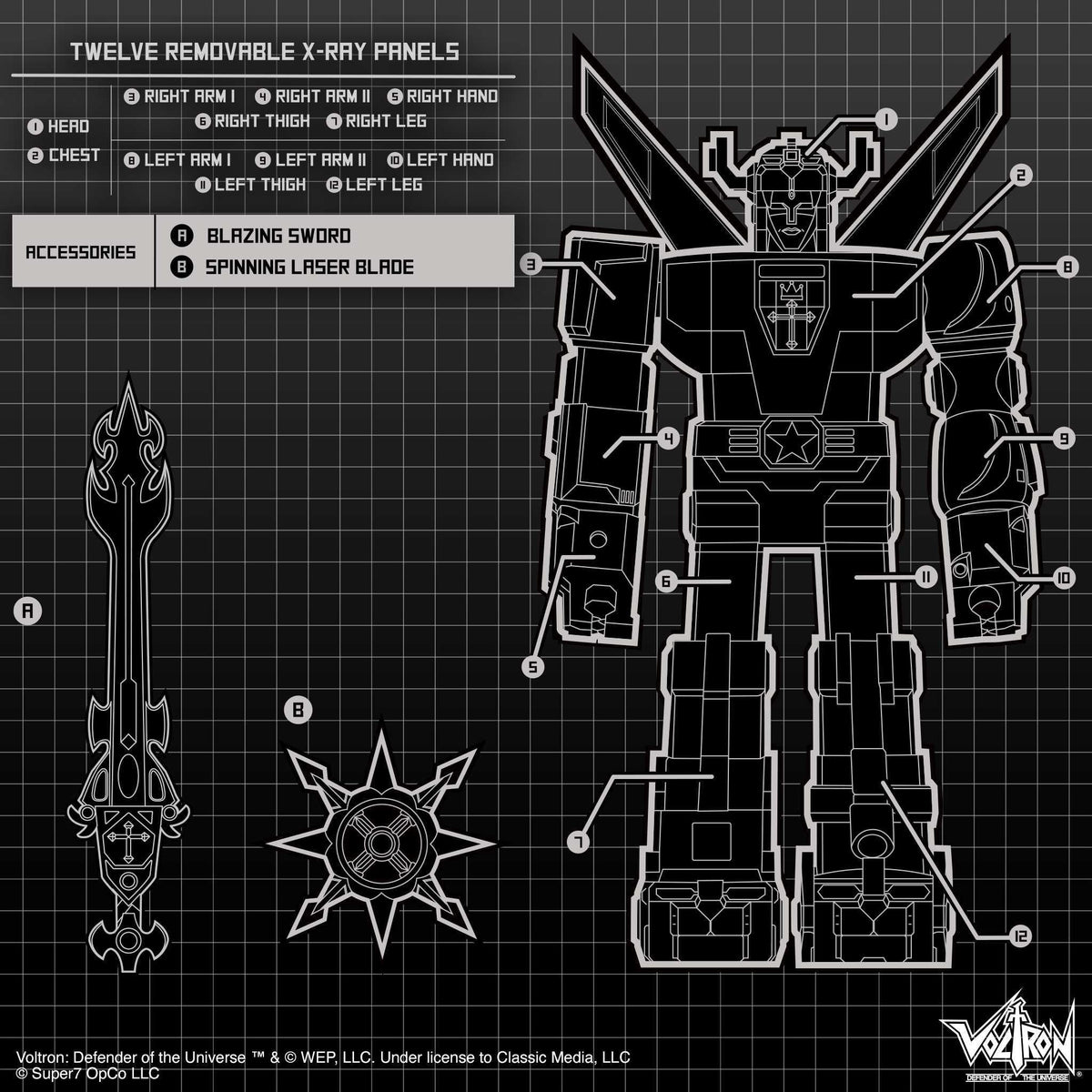 Voltron Super Cyborg - Voltron (Clear)