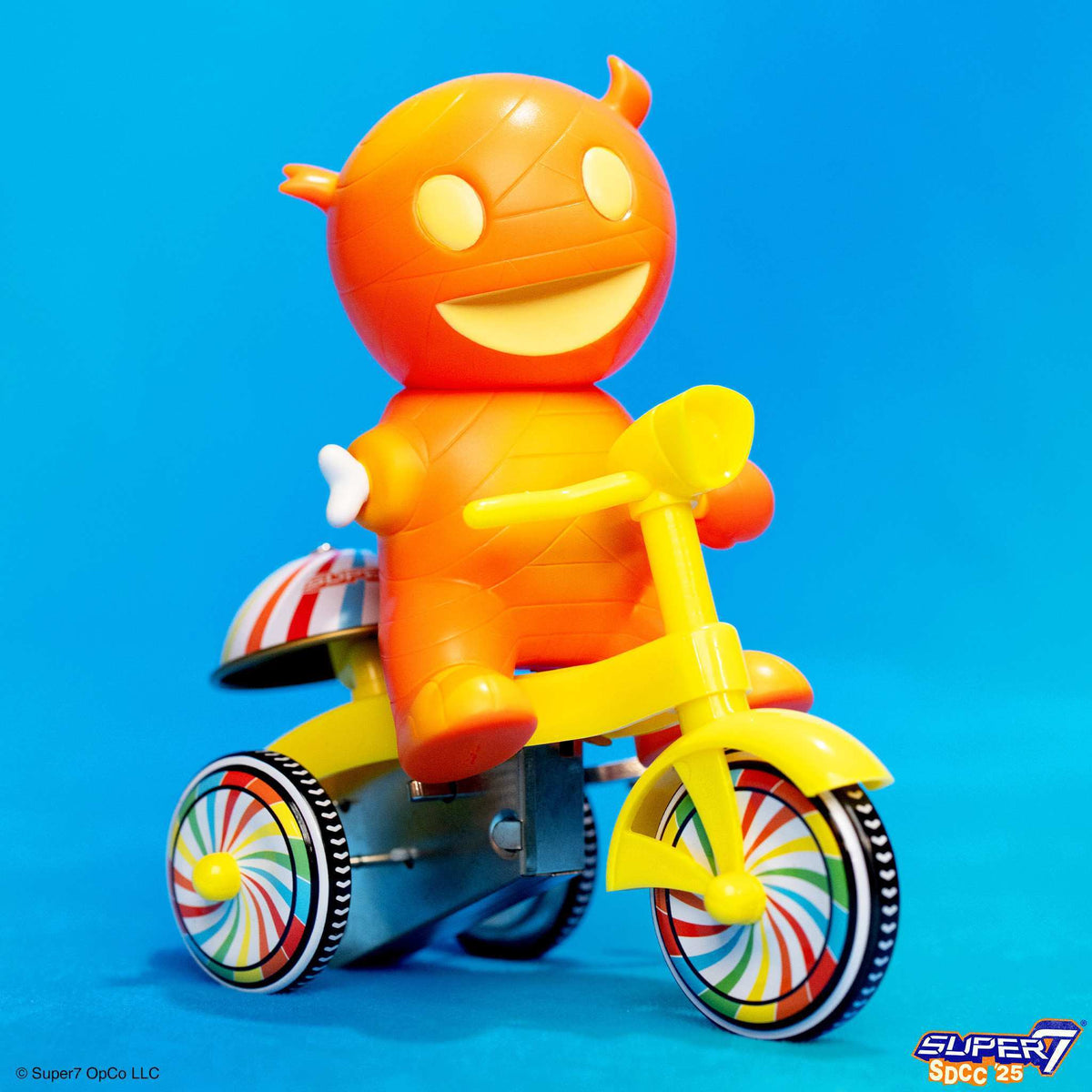 Super7 Super Cycles - Mummy Boy (Orange w/ Yellow Trike)