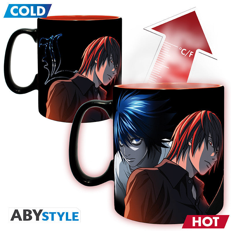 Death Note L & Light Heat Changing Mug