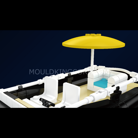 MK 10197 The Turquoise Luxury Cruiser Building Set | 850 Pcs