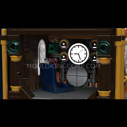 MK 12046 Steampunk Steam Train Building Set | 1,954 Pcs