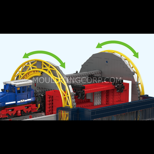 MK 17094 Railcar Rotary Dumper Engineering Building Set | 2,830 Pcs
