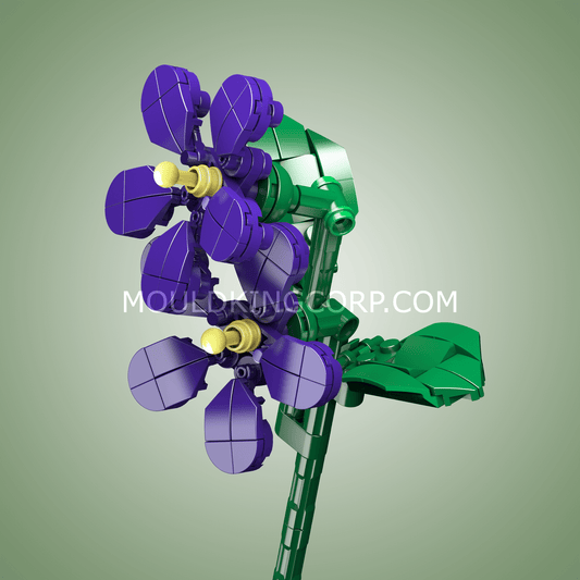 MK 24014 Violets Flower Artifical Building Set | 145 PCS