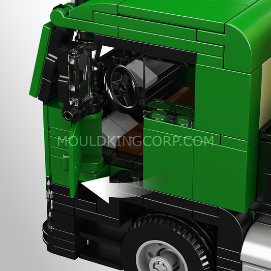 MK 24088 Eco-Friendly Garbage Truck Building Set | 646 Pcs