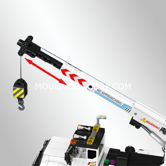 MK 24092 Service Crane Truck Building Set | 670 Pcs