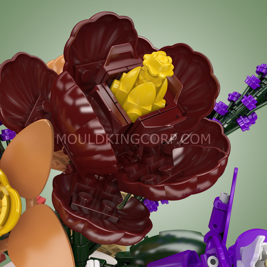 MK 24098 Everlasting Floral Art Building Set | 903 Pcs