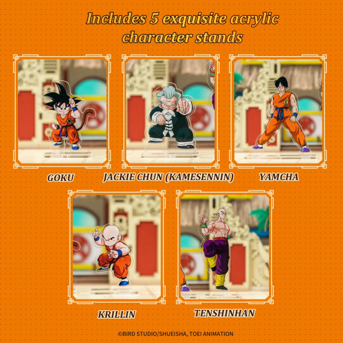 Dragon Ball Z - Tenkaichi Budokai Wood Construction Set with Acrylic Figures